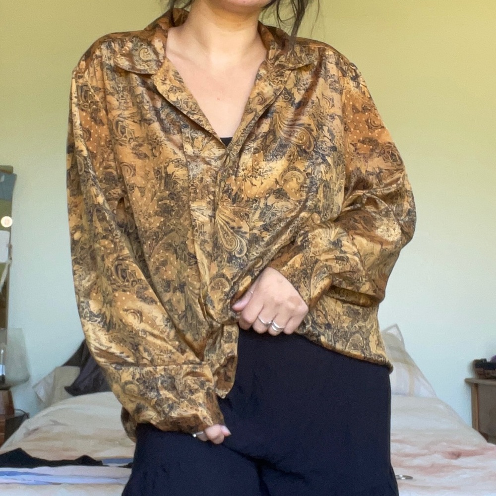 Guatemalan Silk Button Down